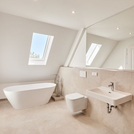 Badezimmer Sanierung gehoben