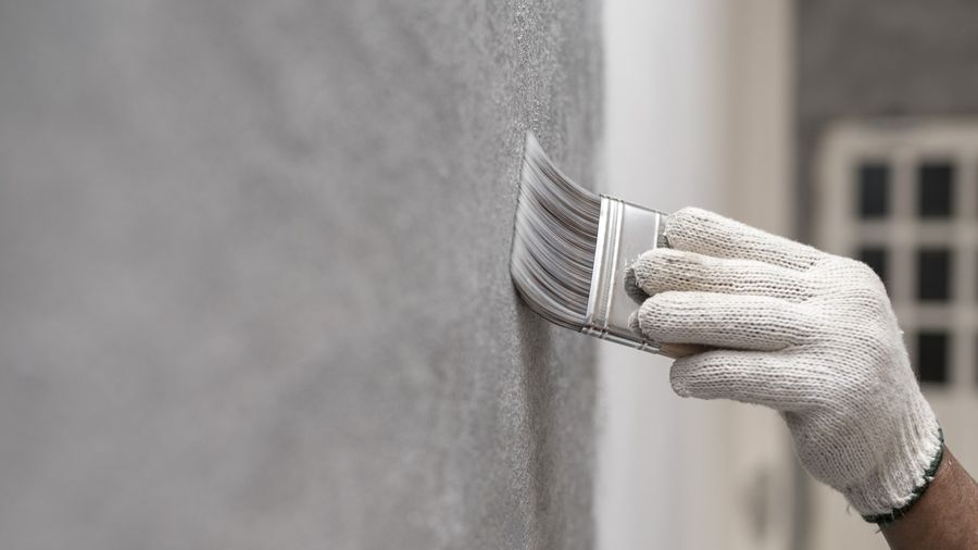 Tapezierarbeiten - Vorher